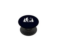 Bigfoot - Beagle Marchant - Chien Amusant - Sasquatch Forest Moon PopSockets PopGrip Adhésif