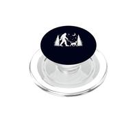 Bigfoot - Beagle Marchant - Chien Amusant - Sasquatch Forest Moon PopSockets PopGrip pour MagSafe