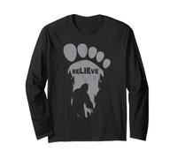 Bigfoot Believe Conspiracy Theory Cadeau Amusant Manche Longue