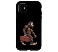Bigfoot Boîte à Outils de Transport drôle Sasquatch mécanicien Bricoleur Coque pour iPhone 11