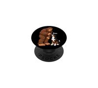 Bigfoot Boop, Grand Amateur de Chiens de Montagne suisses PopSockets PopGrip Adhésif