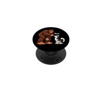 Bigfoot Boop Husky de Sibérie pour Amoureux des Chiens PopSockets PopGrip Adhésif
