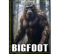 Bigfoot Calendar 2027 - 2028: Two Year Organizer Planner Jan 2027 to Dec 2028 with US Holidays for Work School Family Travel and Notes