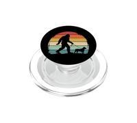 Bigfoot Cane Corso Rétro Dogue De Bordeaux PopSockets PopGrip pour MagSafe
