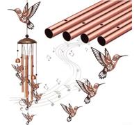 Bigfoot Carillon éolien avec sept figurines distinctes et six tubes en aluminium résonants pour une texture sonore texturée (2)