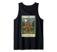 Bigfoot Carte de tarot graphique Sasquatch Forêt Cryptide Débardeur