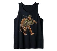 Bigfoot Cerf Chasseur Chasse Chasseur De Cerfs De Virginie Débardeur
