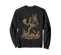 Bigfoot Champignons à la Recherche de Champignons Amusants Cottagecore Sweatshirt