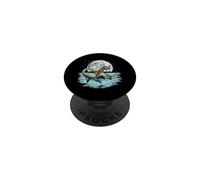 Bigfoot chevauchant des créatures cryptozoologiques lunaires du Loch Ness PopSockets PopGrip Adhésif