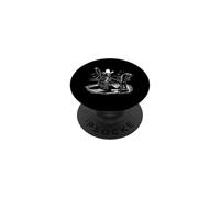 Bigfoot chevauchant Le Loch Ness, Un Monstre, Un Cowboy, des créatures cryptiques PopSockets PopGrip Adhésif