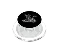 Bigfoot chevauchant Le Loch Ness, Un Monstre, Un Cowboy, des créatures cryptiques PopSockets PopGrip pour MagSafe