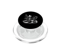 Bigfoot chevauchant Le Loch Ness, Un Monstre, Un Cowboy, des créatures cryptiques PopSockets PopGrip pour MagSafe
