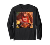 Bigfoot Cooking Grill BBQ Funny Gift Bigfoot Manche Longue