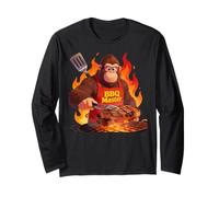 Bigfoot Cooking Grill BBQ Funny Gift Bigfoot Manche Longue