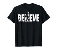 Bigfoot croit que UFO Sasquatch Alien Peace Forest est drôle T-Shirt