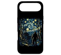 Bigfoot dans la Nuit de la forêt étoilée inspirée de l'art Van Gogh Coque pour iPhone Air