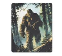 Bigfoot dans Les Bois Tapis De Souris Lavable Mouse Pad Portable Mousepad pour Travail Bureau Ordinateur 25X30Cm