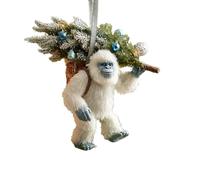 Bigfoot Décoration de Noël - Mythe Meets Holiday Magic, décoration amusante pour sapin de Noël Sasquatch, collection unique de merveilles de la faune sauvage pour sapin de Noël, décoration de vacances