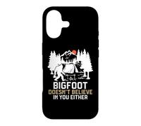 Bigfoot Doesn't Believe in You Either Funny Bigfoot Camping Coque pour iPhone 17