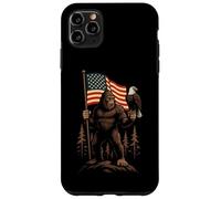 Bigfoot Drapeau patriotique 4 juillet USA aigle garçons filles enfants Coque pour iPhone 11 Pro Max