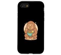 Bigfoot Eating Ramen Kawaii Nourriture Japonaise pour Hommes, Femmes, Enfants Coque pour iPhone SE (2020) / 7/8