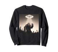 Bigfoot en Mode Selfie avec des OVNIS drôles bizarres Sweatshirt