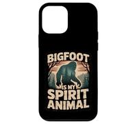 Bigfoot est Mon Animal Spirituel, Motif Amusant de forêt et de Nature Coque pour iPhone 12 Mini