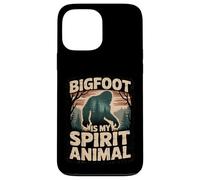 Bigfoot est Mon Animal Spirituel, Motif Amusant de forêt et de Nature Coque pour iPhone 13 Pro Max