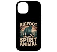 Bigfoot est Mon Animal Spirituel, Motif Amusant de forêt et de Nature Coque pour iPhone 14