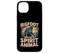 Bigfoot est Mon Animal Spirituel, Motif Amusant de forêt et de Nature Coque pour iPhone 14 Plus