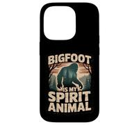 Bigfoot est Mon Animal Spirituel, Motif Amusant de forêt et de Nature Coque pour iPhone 14 Pro
