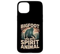 Bigfoot est Mon Animal Spirituel, Motif Amusant de forêt et de Nature Coque pour iPhone 15 Plus