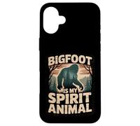 Bigfoot est Mon Animal Spirituel, Motif Amusant de forêt et de Nature Coque pour iPhone 16 Plus