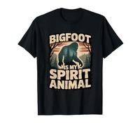 Bigfoot est Mon Animal Spirituel, Motif Amusant de forêt et de Nature T-Shirt
