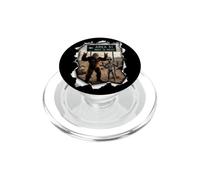 Bigfoot et Alien à 15 Miles de la Zone 51 PopSockets PopGrip pour MagSafe