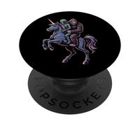 Bigfoot et Alien Rides Unicorn Area 51 PopSockets PopGrip Adhésif