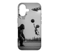Bigfoot et Un Extraterrestre Jouant au Basket-Ball Sasquatch Hoops Coque pour iPhone 17