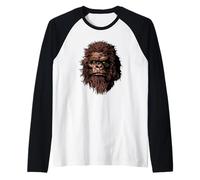 Bigfoot Face Bigfoot Manche Raglan