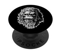 Bigfoot Face Bigfoot PopSockets PopGrip Adhésif