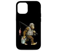 Bigfoot Fisherman, pêche au Sasquatch et Aventure en Plein air Coque pour iPhone 12/12 Pro