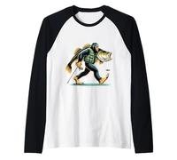 Bigfoot Fisherman Pêcheur à grande bouche pour bar Manche Raglan