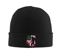 Bigfoot Flag Casquette Chaude tricotée américaine Hip hop Bonnet Bonnet Automne-Hiver Outdoor Tuques pour Hommes Femmes Adultes