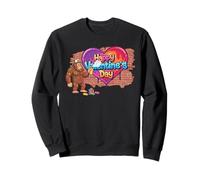 Bigfoot Graffiti Painter Joyeuse Saint-Valentin Street Art Sweatshirt