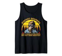 Bigfoot Grandpa Humour Squatchy Family Sasquatch Design Débardeur