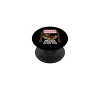 Bigfoot Grandpa Warning May Nap Suddenly at Any Time PopSockets PopGrip Adhésif