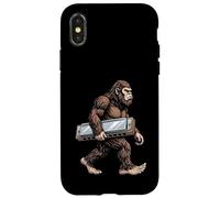 Bigfoot Harmonica Sasquatch Blues Musique Humour Coque pour iPhone X/XS