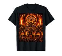Bigfoot Heavy Metalband Beast - Sasquatch Rock Concert Comic T-Shirt