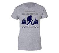 Bigfoot Hide and Seek World Champion Sasquatch Women's T-T-Shirts Hemden Heather(X-Large)