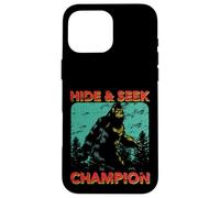 Bigfoot Hide & Seek Champion Funny Sasquatch Yeti Coque pour iPhone 16 Pro Max