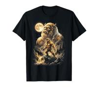 Bigfoot Hurlant à la Lune Meme Sasquatch T-Shirt